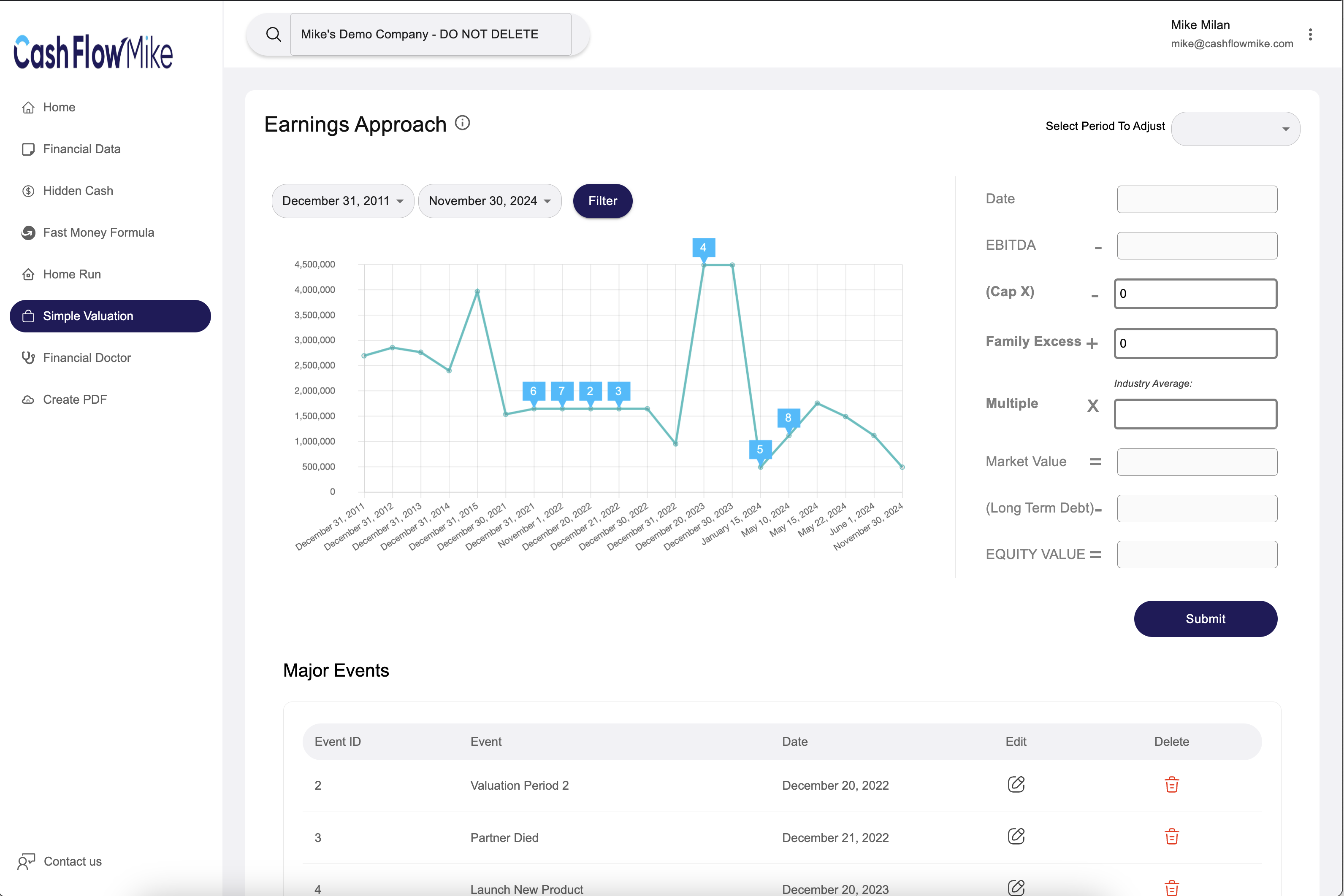 screenshot of Clear Path to Cash App